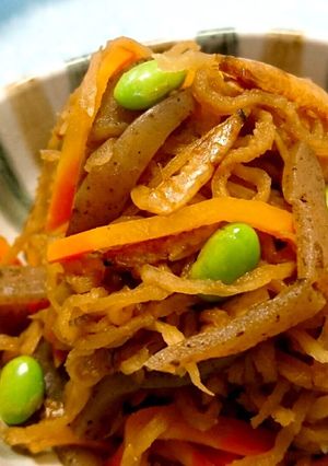 桜エビ入りで香ばしい【切干大根の煮物】-レシピのメイン写真