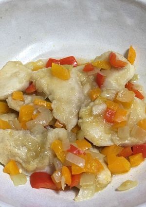 鶏むね肉のパプリカソース-レシピのメイン写真