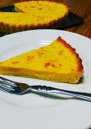 甘さ控えめ♡かぼちゃプリンタルト-レシピのメイン写真