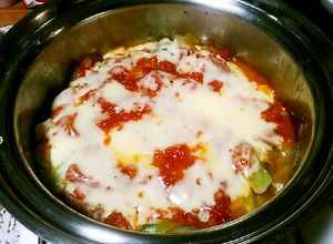 お餅と卵でトマトなフライパングラタン-レシピのメイン写真