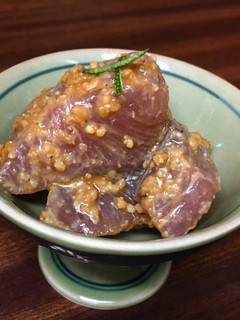 ブリ刺しの醤油麹和え-レシピのメイン写真