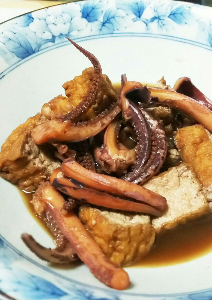 イカと厚揚げの煮物-レシピのメイン写真
