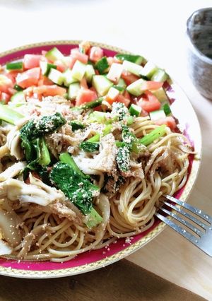 超簡単♡きのこと明太子の和風パスタ-レシピのメイン写真