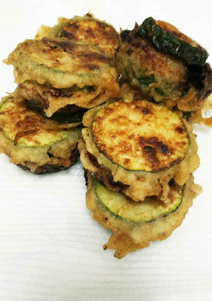 ズッキーニと豚挽き肉の挟み揚げ-レシピのメイン写真