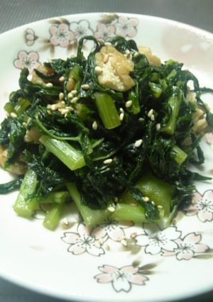 大根葉と油あげの炒め物-レシピのメイン写真