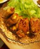 豚ロースくるくる焼き(豆腐＆シソ)