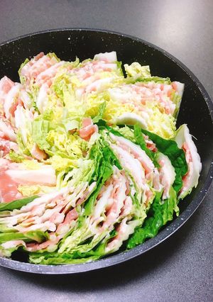 【鍋つゆ】白菜と豚バラのミルフィーユ鍋✤-レシピのメイン写真