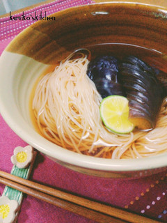 通年茄子にゅうめん-レシピのメイン写真