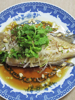 清蒸石斑魚(ハタの中華蒸し)-レシピのメイン写真