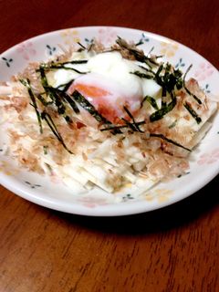 長いもと半熟卵のサラダ-レシピのメイン写真