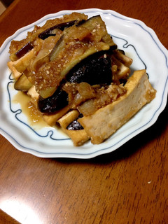 なすと厚揚げの生姜焼き★-レシピのメイン写真