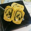 青じそとシラスの玉子焼き