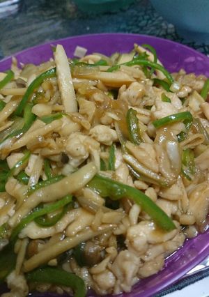 鶏肉の青椒肉絲-レシピのメイン写真