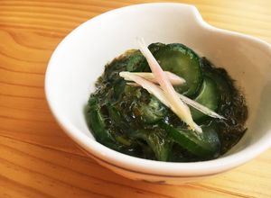 ぎばさ（あかもく）きゅうりの酢の物-レシピのメイン写真