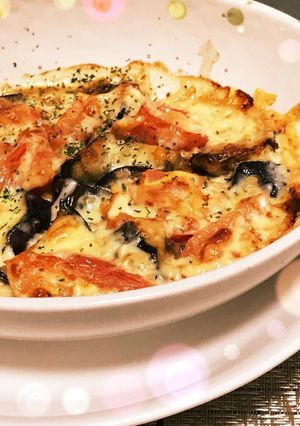 ♡ジュワ旨♡ナスとトマトのチーズ焼き♪-レシピのメイン写真