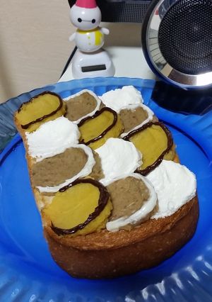 日本の秋のウェーブトースト！-レシピのメイン写真