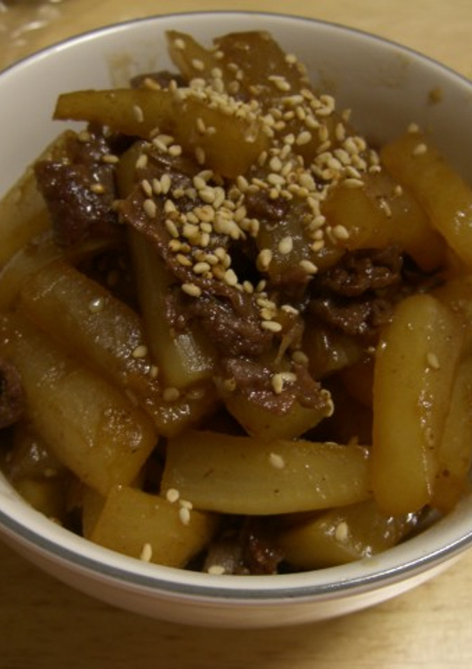 大根と牛肉の中華風？炒め物(*^_^*)-レシピのメイン写真