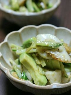 竹輪とアボカドの和え物-レシピのメイン写真