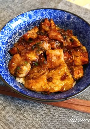 彼が喜ぶ豚バラ丼〜メープル味噌ダレ〜-レシピのメイン写真