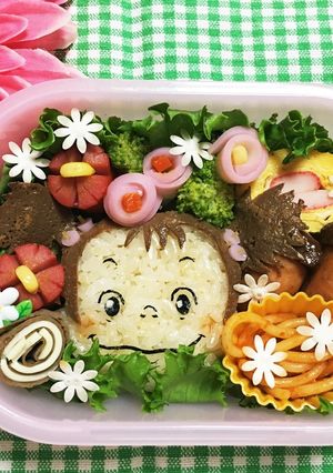 キャラ弁☆となりのトトロのメイちゃん♡-レシピのメイン写真