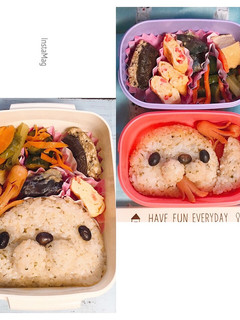 親子でタコさん獲ったアザラシ弁当-レシピのメイン写真