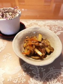さつまいもと豚肉のキンピラ-レシピのメイン写真