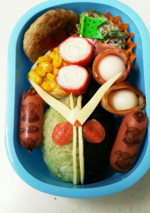 キャラ弁☆仮面ライダーダブル-レシピのメイン写真