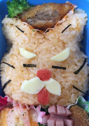 キャラ弁★ねこねこ日本史「徳川いえやす」-レシピのメイン写真