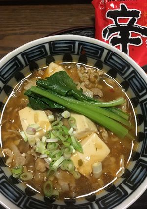 辛ラーメンde麻婆麺-レシピのメイン写真