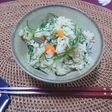 若芽ひじきと山菜のあたただしおこわ風