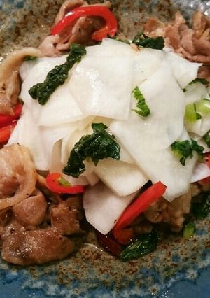 豚肉のソテー かぶの甘酢漬けと一緒に-レシピのメイン写真