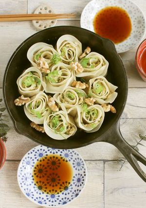 くるみの薔薇餃子-レシピのメイン写真