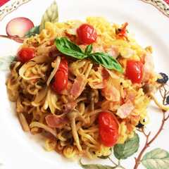 รูปของ 辛ラーメンで☆イタリアン焼きそば
