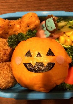 ハロウィンキャラ弁-レシピのメイン写真