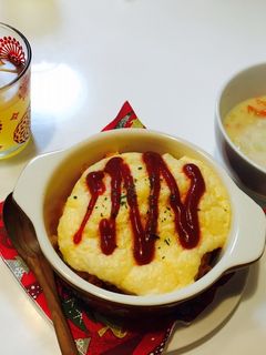 特別な日に♡スフレオムライス-レシピのメイン写真