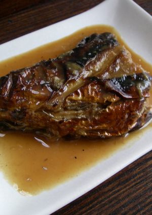 そのまま煮るより香ばしい！焼き鯖の味噌煮-レシピのメイン写真