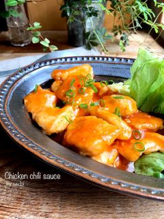 簡単!ぷるぷる鶏むね肉のチリソース煮-レシピのメイン写真