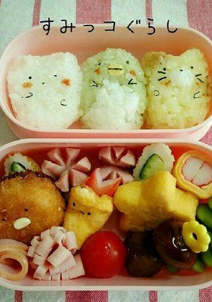 すみっコぐらしのキャラ弁-レシピのメイン写真