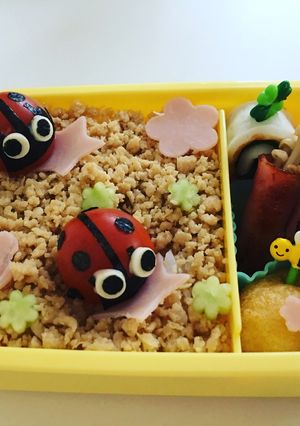 てんとう虫弁当-レシピのメイン写真