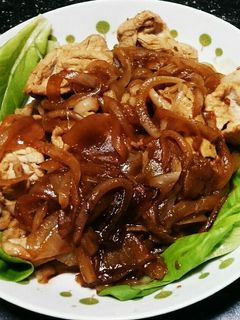 玉ねぎたっぷりやわらかしょうが焼き♪-レシピのメイン写真