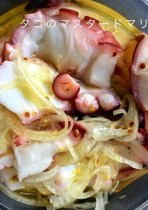 便利♪茹でタコのマリネ-レシピのメイン写真