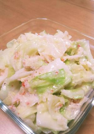 キャベツとカニ缶のサラダ-レシピのメイン写真