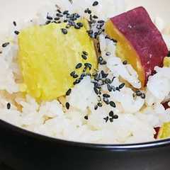 A picture of 調理室～ほっくり♡﻿さつまいもご飯´ω`.