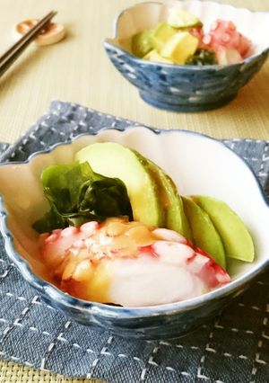 たことアボカドの酢味噌和え-レシピのメイン写真