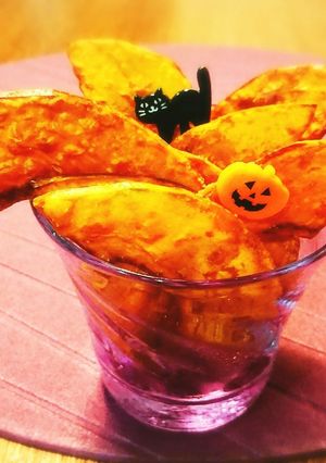 パリパリ♪カボチャチップス-レシピのメイン写真