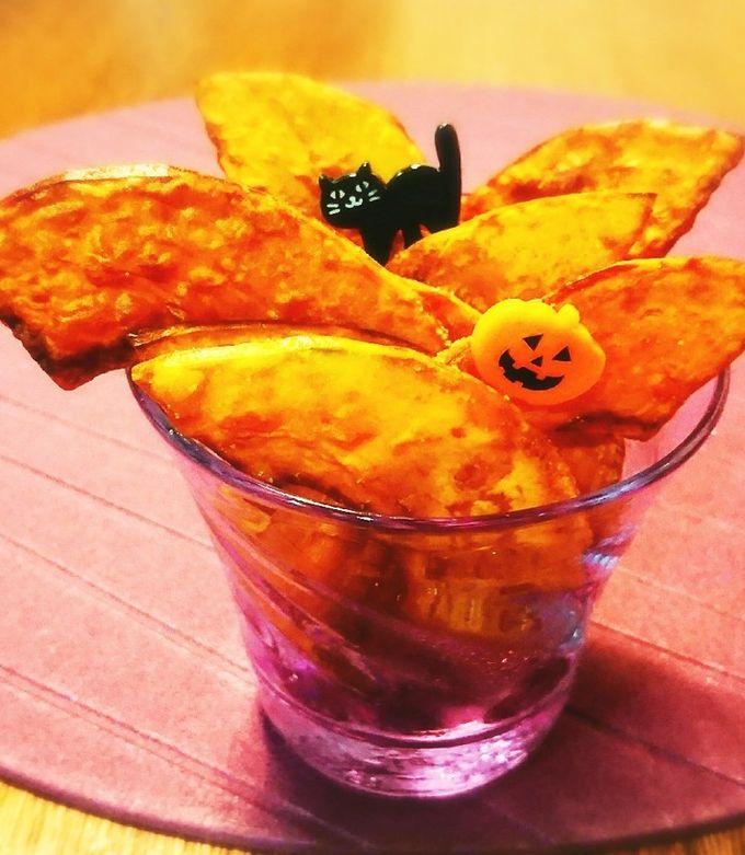パリパリ♪カボチャチップス-レシピのメイン写真