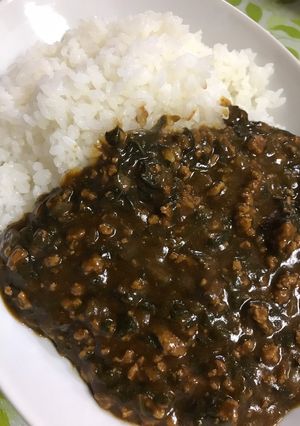 ウマウマほうれん草入キーマカレー♪-レシピのメイン写真