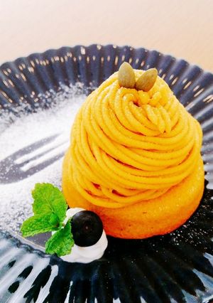 本格的なかぼちゃのモンブラン♪-レシピのメイン写真