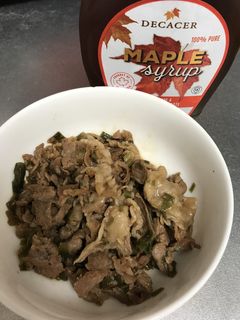 メープル肉炒め☆-レシピのメイン写真