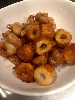 ご飯がススム♡鶏肉とちくわの揚げ照り焼き-レシピのメイン写真